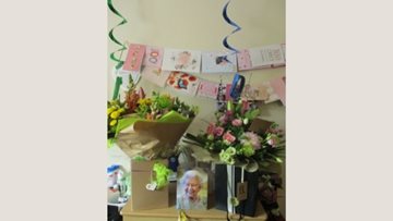 100th birthday celebrations for Hinckley care home Resident